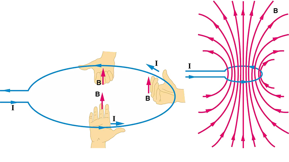 campo magnético en el interior de una espira