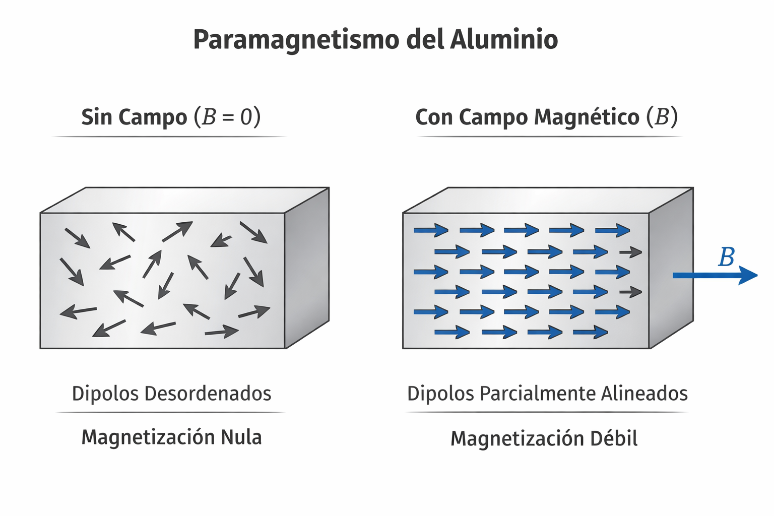 paramagnetismo alumnio